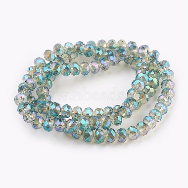 Chapelets de perles en verre galvanoplastique(GLAA-K027-FR-A02)-2