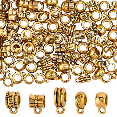 125Pcs 5 Styles Alloy Tube Bails(FIND-PA0001-05)-1