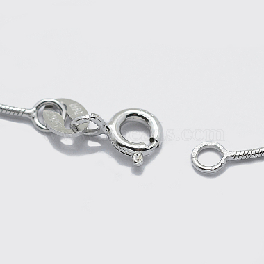 колье-цепочка из стерлингового серебра с родиевым покрытием 925(STER-F039-10P)-2
