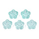 Perles de verre peintes par pulv&eacute;risation transparent(GLAA-N035-029-C01)-2