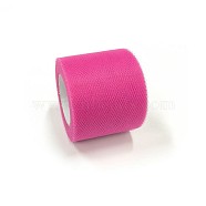 Deco Mesh Ribbons, Tulle Fabric, Tulle Roll Spool Fabric For Skirt Making, Purple, 2 inch(5cm), about 25yards/roll(22.86m/roll)(OCOR-P010-C-C15)