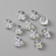 Transparent Glass Beads, Mushroom, Clear, 13.5x13.5mm, Hole: 1.6mm(GLAA-CJC0002-07H)