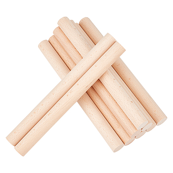 Wood Craft Sticks, Column, Bisque, 20x1.8cm