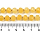 brins de perles d'agate jaune naturelle (teintes et chauffées)(G-H057-A14-03)-5