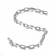 3.28 Feet 304 Stainless Steel Chain(X-CHS-G017-10P-1.0mm)-2