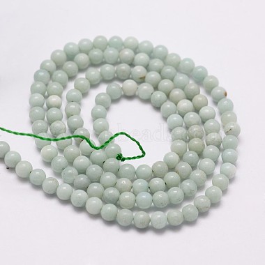 Natural Amazonite Beads Strands(X-G-N0197-02-2mm)-2