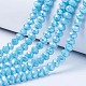 perles en verre plaquent brins(EGLA-A034-P10mm-B15)-1