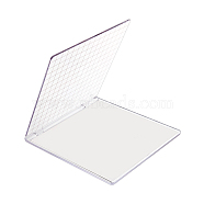 DIY Acrylic Stamping Tool, Perfect Positioning Stamping, with Clear Stamps Scrapbook Craft, for Card Making Scrapbooking, Clear, 157x151x7mm(AJEW-PH0017-56)
