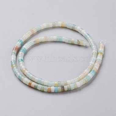 Natural Flower Amazonite Beads Strands(G-F631-A34)-2