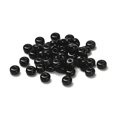 Black Ring Acrylic Beads