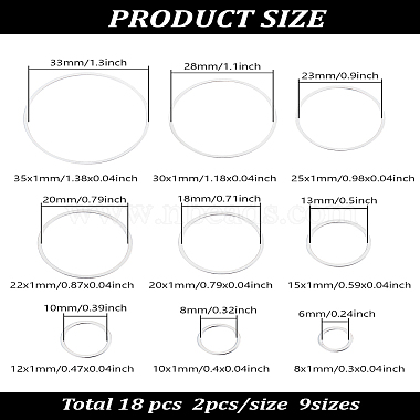 18Pcs 9 Style Brass Linking Rings(KK-LP0001-83)-2