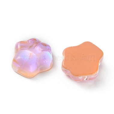 Orange Resin Cabochons