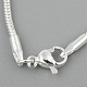 Brass Round Snake Chain Necklaces(NJEW-BB10864-20)-4