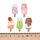 transparente Eis am Stiel Harz-Cabochons(RE-CBA6F62-01)-3
