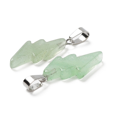 Natural Green Aventurine Pendants(G-C057-01P-02)-3