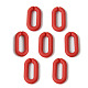 Rubberized Style Acrylic Linking Rings(OACR-N011-004C)-1