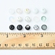 375Pcs 15 Style Imitation Jade & Pearl & Baking Painted Glass Beads(GLAA-FS0001-34)-5
