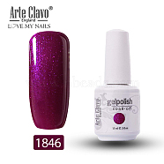 15ml Special Nail Gel, for Nail Art Stamping Print, Varnish Manicure Starter Kit, Purple, Bottle: 34x80mm(MRMJ-P006-D165)