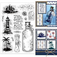 PVC Plastic Stamps, for DIY Scrapbooking, Photo Album Decorative, Cards Making, Stamp Sheets, Film Frame, Bottle Pattern, 16x11x0.3cm(DIY-WH0167-57-0158)