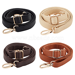 Elite 4Pcs 4 Colors Imitation Leather Adjustable Bag Straps, with Alloy Swivel Clasp, Mixed Color, 72.5~132cm, 1pc/color(FIND-PH0017-51)