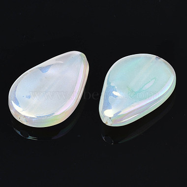 Rainbow Iridescent Plating Acrylic Beads(PACR-S221-004)-3