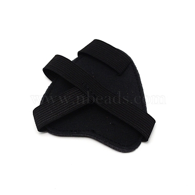 Fingers PU Leather Archery Bow Gloves Tip Protector(AJEW-WH0252-07)-2