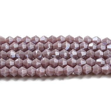 Medium Purple Bicone Glass Beads