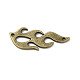 Tibetan Style Alloy Connector Charms(PALLOY-M217-21AB)-1