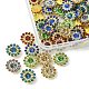 60Pcs 6 Colors Rhinestone Buttons(RB-YW0001-08)-2