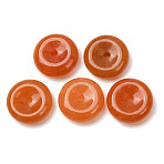 Natural Red Aventurine Peace Donut Pendants, Pi Disc Charms, 15x5mm, Hole: 2mm(GG-CBA04F4-02A)