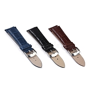 Leather Watch Bands, with 201 Stainless Steel Buckles, Adjustable Watch Bands, Mixed Color, 7.8~12.4x2.4x0.5cm, 2pcs/set(FIND-Z060-01G)