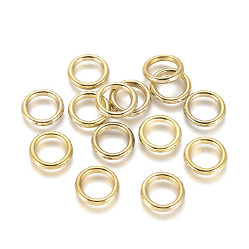 CCB Plastic Linking Rings, Ring, Antique Golden, 12x2mm, Inner Diameter: 8.5mm