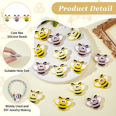 15Pcs 3 Colors Silicone Beads(SIL-HS0001-01)-4