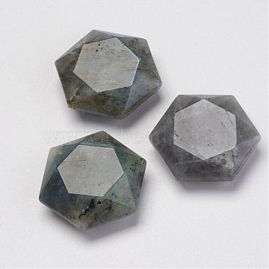 Hexagon Labradorite Pendants