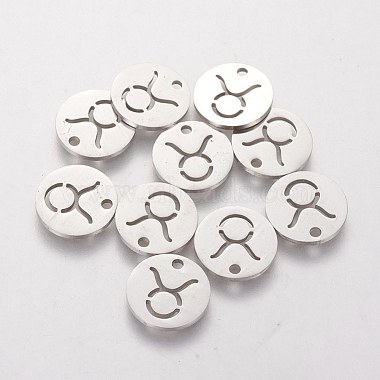 Stainless Steel Color Constellation Titanium Steel Charms