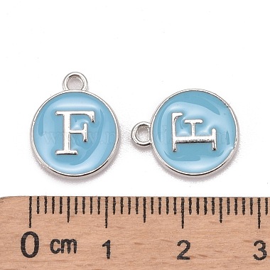 Emaille Charms aus platinierter Legierung(X-ENAM-S118-04F-P)-3