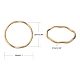 Smooth Surface Alloy Linking Ring(X-PALLOY-S117-164)-3