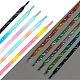 Fingerinspire 7Pairs 7 Colors Luminous Polyester Shoelaces(DIY-FG0003-19)-4