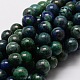 Natural Chrysocolla and Lapis Lazuli Beads Strands(G-E329-10mm-42)-1