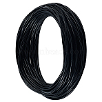 1 Bundle Cowhide Leather Cord, Leather Jewelry Cord, Jewelry DIY Making Material, Round, Black, 2mm, about 10.93 yards(10m)/bundle(WL-CL0001-17A)