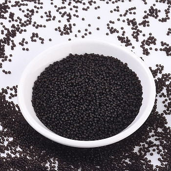 MIYUKI Round Rocailles Beads, Japanese Seed Beads, 11/0, (RR135F) Matte Transparent Root Beer, 2x1.3mm, Hole: 0.8mm, about 5500pcs/50g