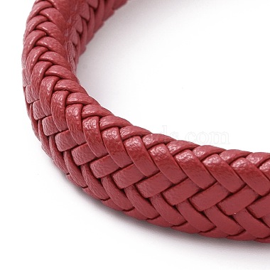 Microfiber Leather Braided Cord Bracelets Braided Cord Bracelets(BJEW-E345-03D)-2