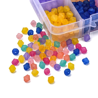 640Pcs 8 Colors Frosted Acrylic Beads(MACR-YW0001-84)-4