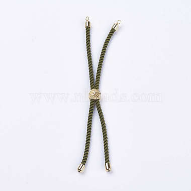 Nylon Twisted Cord Bracelet Making(MAK-F018-15G-RS)-2