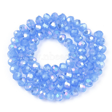 Electroplate Glass Beads Strands(EGLA-A034-J10mm-B08)-2