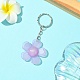 Flower Resin Keychain(KEYC-YW00152-02)-1