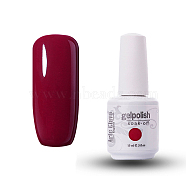 15ml Special Nail Gel, for Nail Art Stamping Print, Varnish Manicure Starter Kit, Dark Red, Bottle: 34x80mm(MRMJ-P006-D166)