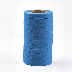 Wrinkled Paper Roll, For Party Decoration, Dodger Blue, 12mm, about 30yards/roll, 12rolls/group(TOOL-T005-01D)