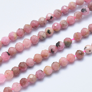 Natural Rhodochrosite Beads Strands(G-E411-11B-2mm)-2