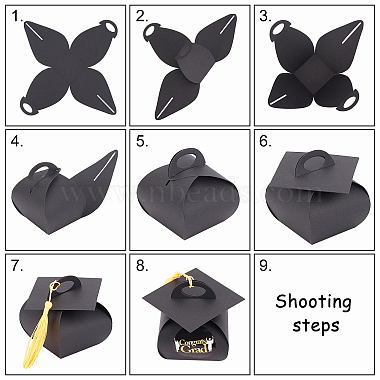 Graduation Cap Shaped Paper Gift Box(CON-WH0072-76)-3